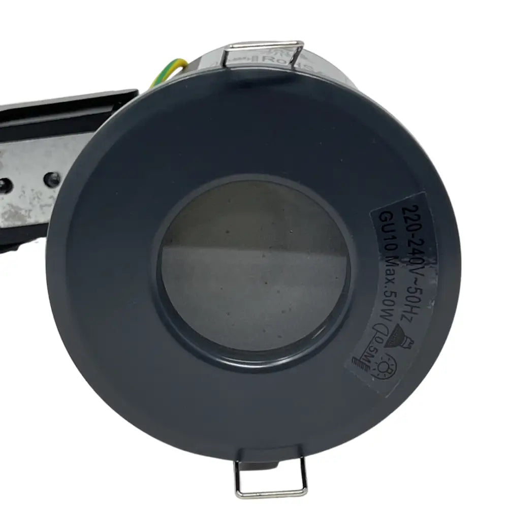 Grey Bathroom IP65 Fire Rated GU10 Downlight Spotlights UKEW