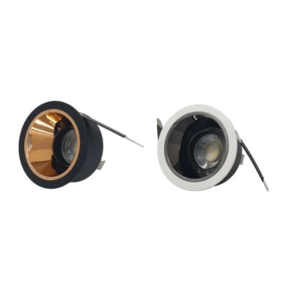 4x Reflector GU10 Ceiling Recessed Downlight Rose Gold Black-White Black Chrome UKEW