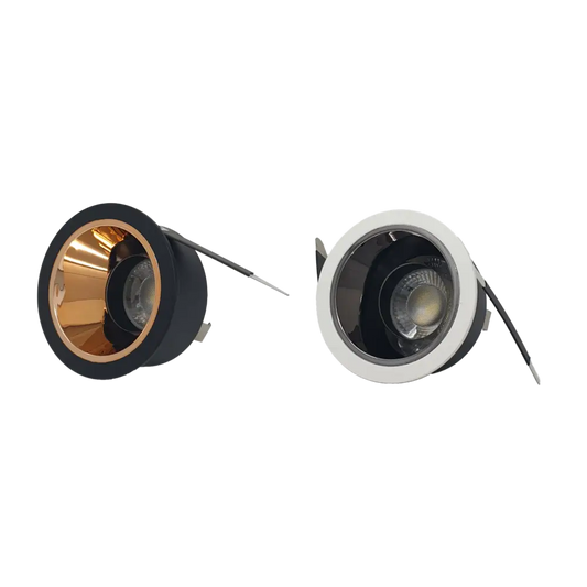 4x Reflector GU10 Ceiling Recessed Downlight Rose Gold Black-White Black Chrome UKEW