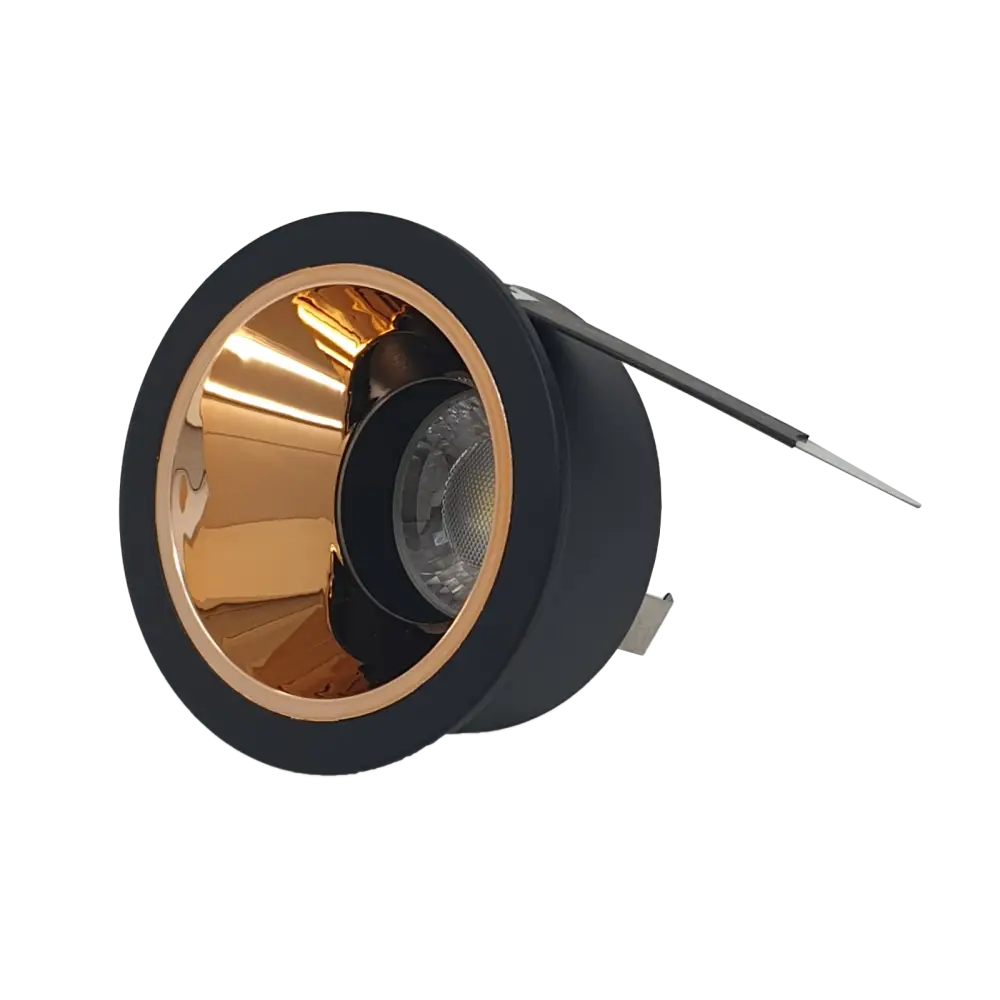 4x Reflector GU10 Ceiling Recessed Downlight Rose Gold Black-White Black Chrome UKEW