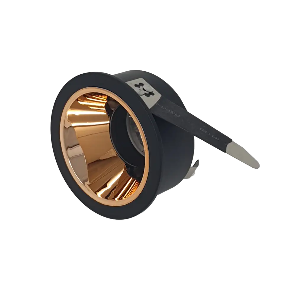 4x Reflector GU10 Ceiling Recessed Downlight Rose Gold Black-White Black Chrome UKEW