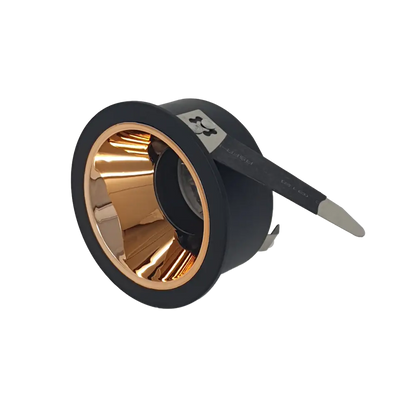 4x Reflector GU10 Ceiling Recessed Downlight Rose Gold Black-White Black Chrome UKEW