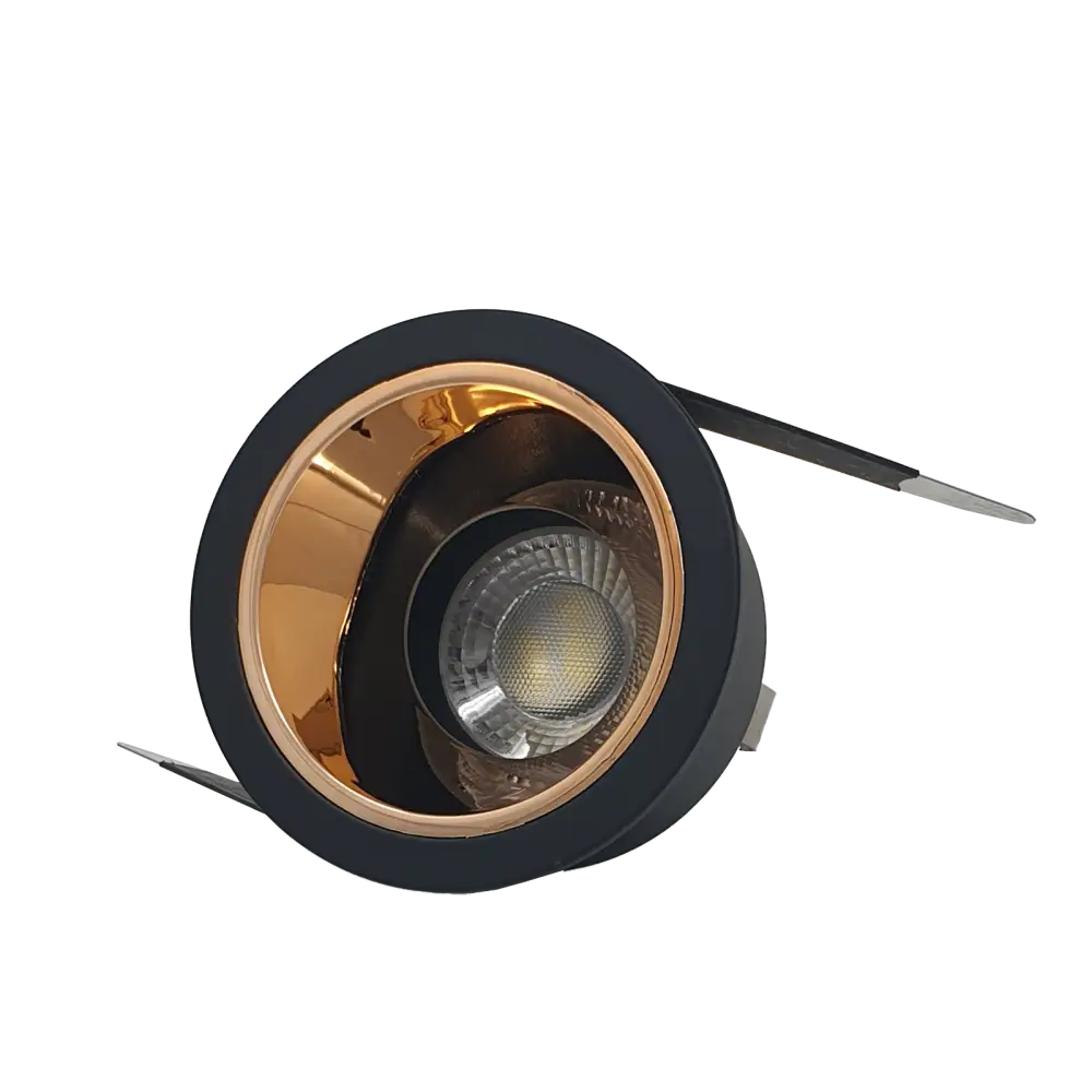 4x Reflector GU10 Ceiling Recessed Downlight Rose Gold Black-White Black Chrome UKEW
