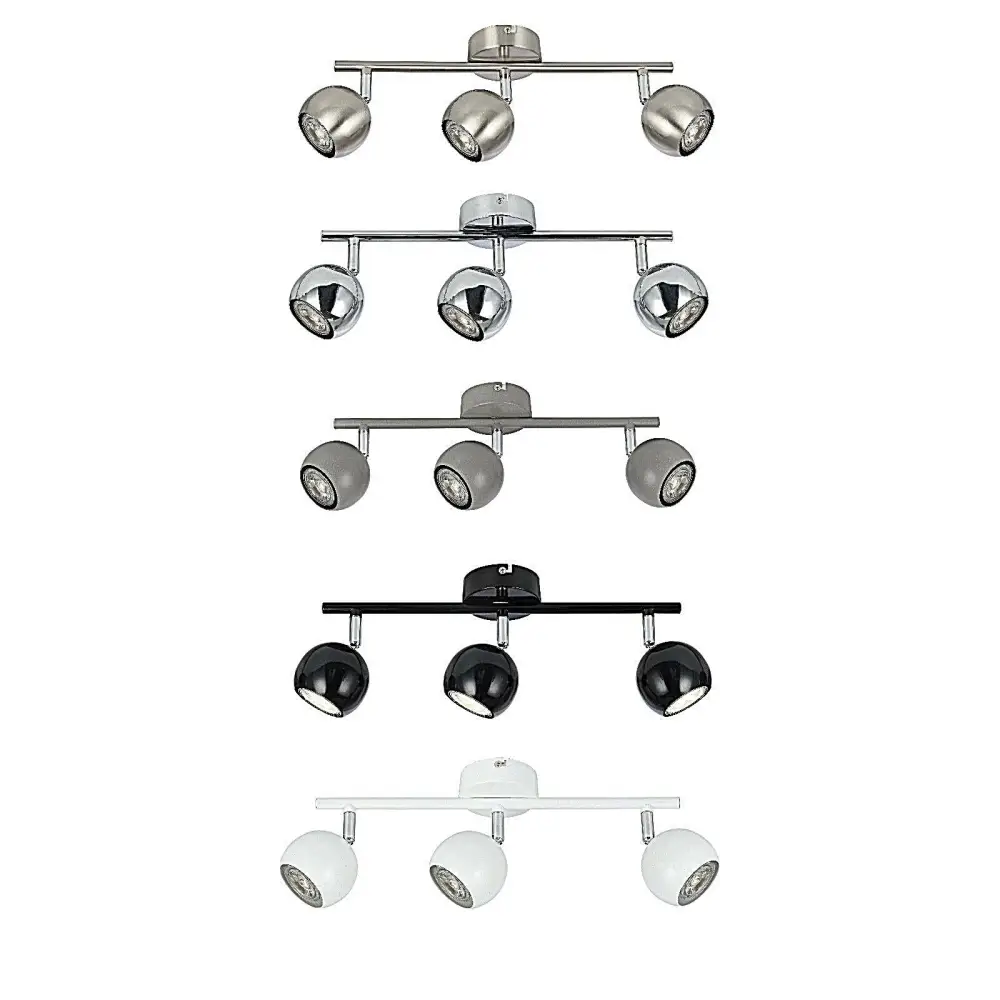 Modern Adjustable 3 Way LED Eyeball Ceiling Light UKEW
