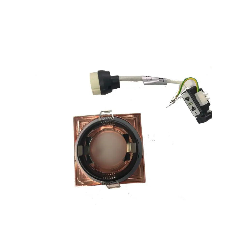 Pack of 5  RoseGold GU10 Bathroom Ceiling Square downlight IP44 UKEW