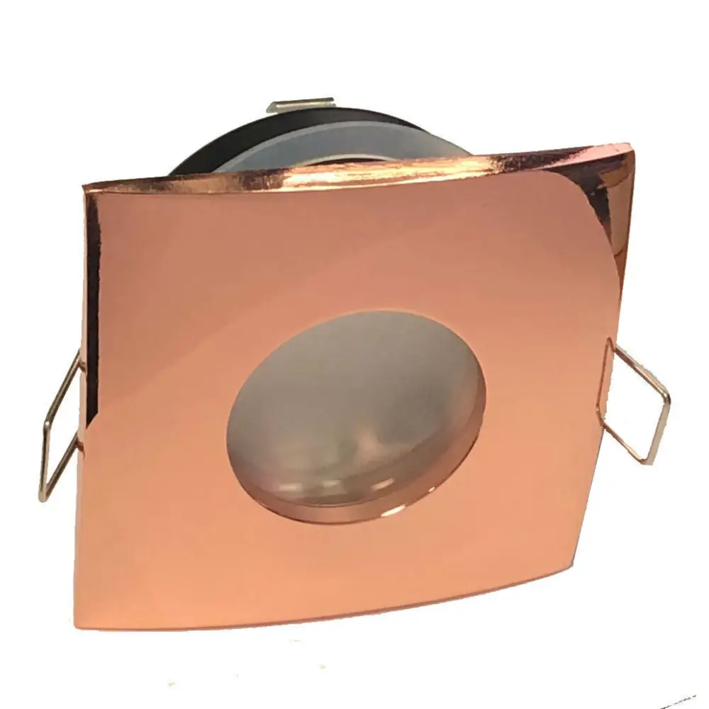 Pack of 5  RoseGold GU10 Bathroom Ceiling Square downlight IP44 UKEW