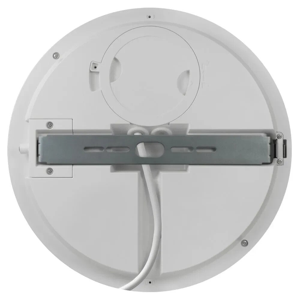 Savoca CCT LED 300mm Round Bulkhead 12W IP65 IK10 Tri-Colour Select 1000lm 14589
