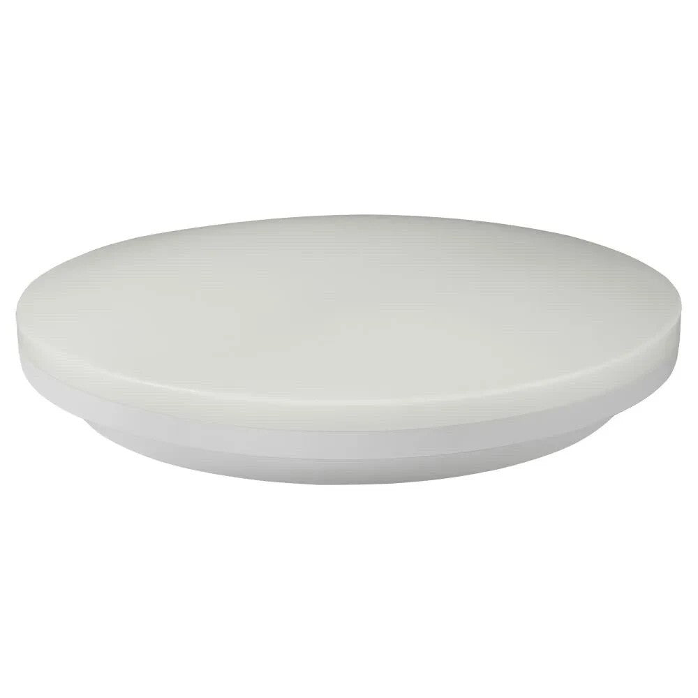 Savoca CCT LED 300mm Round Bulkhead 12W IP65 IK10 Tri-Colour Select 1000lm 14589
