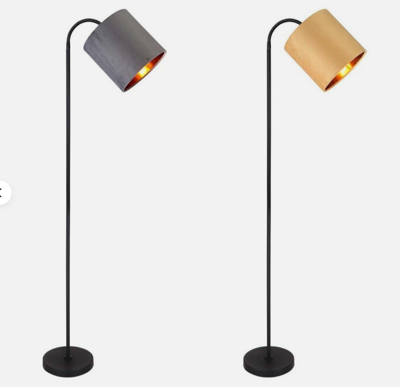 Modern Floor Lamp Adjustable Standing Lampshade Reading Light
