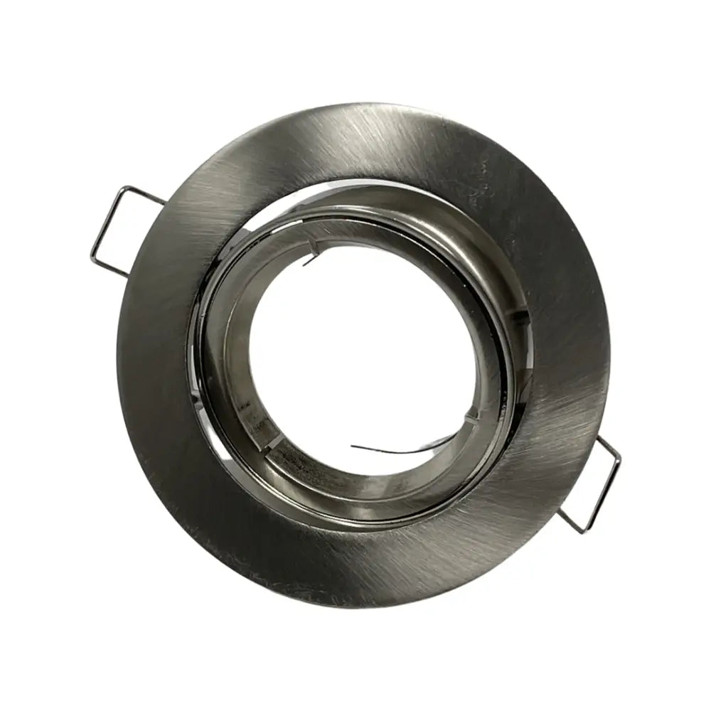 GU10 Twist & Lock Tiltable Downlight Spotlight Satin Chrome Finish UKEW