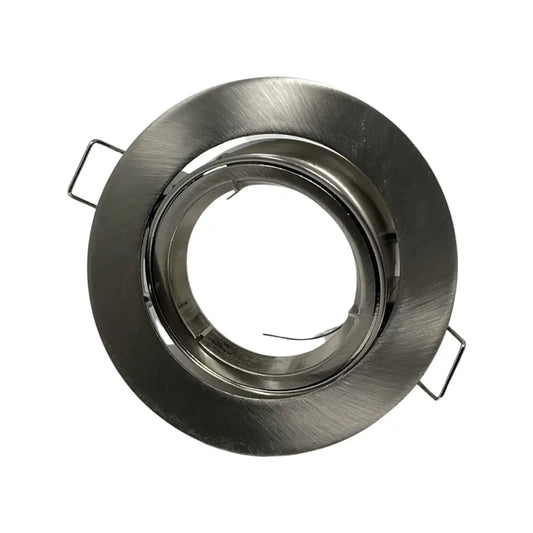 GU10 Twist & Lock Tiltable Downlight Spotlight Satin Chrome Finish UKEW
