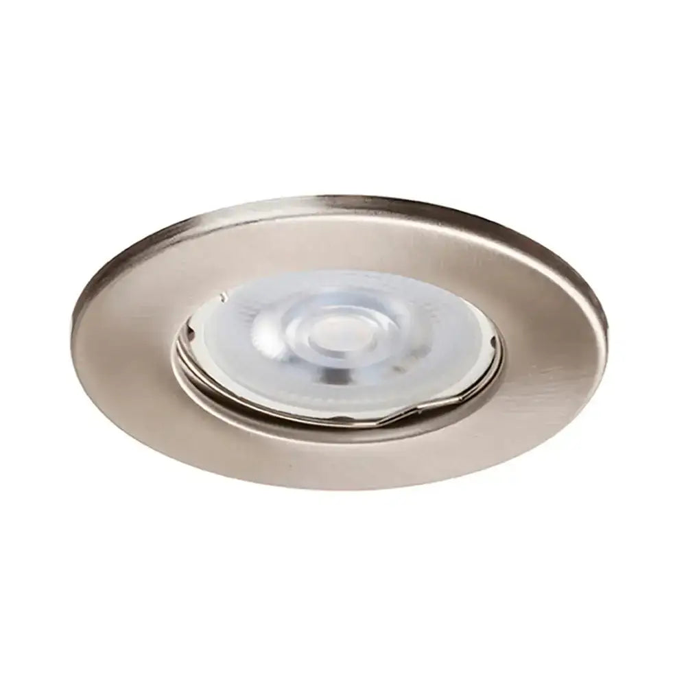 GU10 DOWNLIGHT FIXED Satin Chrome, Red Arrow HOOP-W HS/FSC - Light fixtures UK