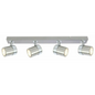 Satin Interior Ceiling  light 4 Way Straight Bar GU10 Light Fitting Kitchen Ukew