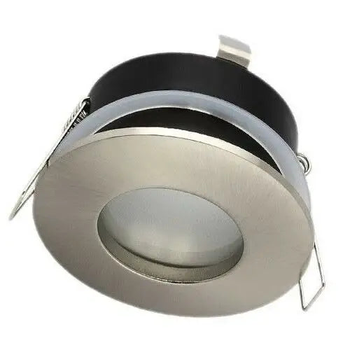 Pack of 10  Satin GU10 Bathroom Ceiling Light Downlight Spotlight   IP65 UKEW