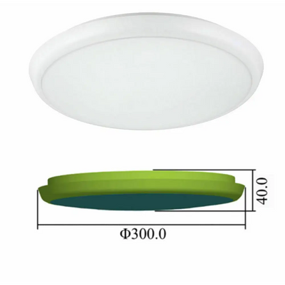 Slim 22W LED Low Ceiling light Slim LED Ceiling or Wall IP65 Bulkhead Light UKEW