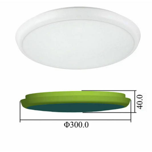 Slim 22W LED Low Ceiling light Slim LED Ceiling or Wall IP65 Bulkhead Light UKEW