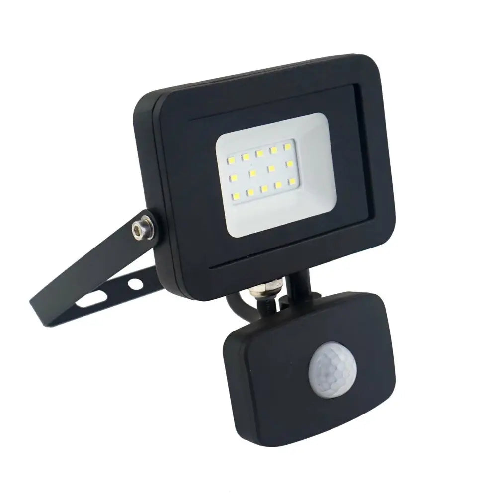 UKEW Slim LED Floodlight 10, 30, 50 Watt, PIR Sensor, Rain safe, Black,IP65 UKEW
