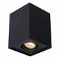 Space-age GU10 Ceiling Surface Mount Tilt Downlight Spotlight  Matt Black UKEW