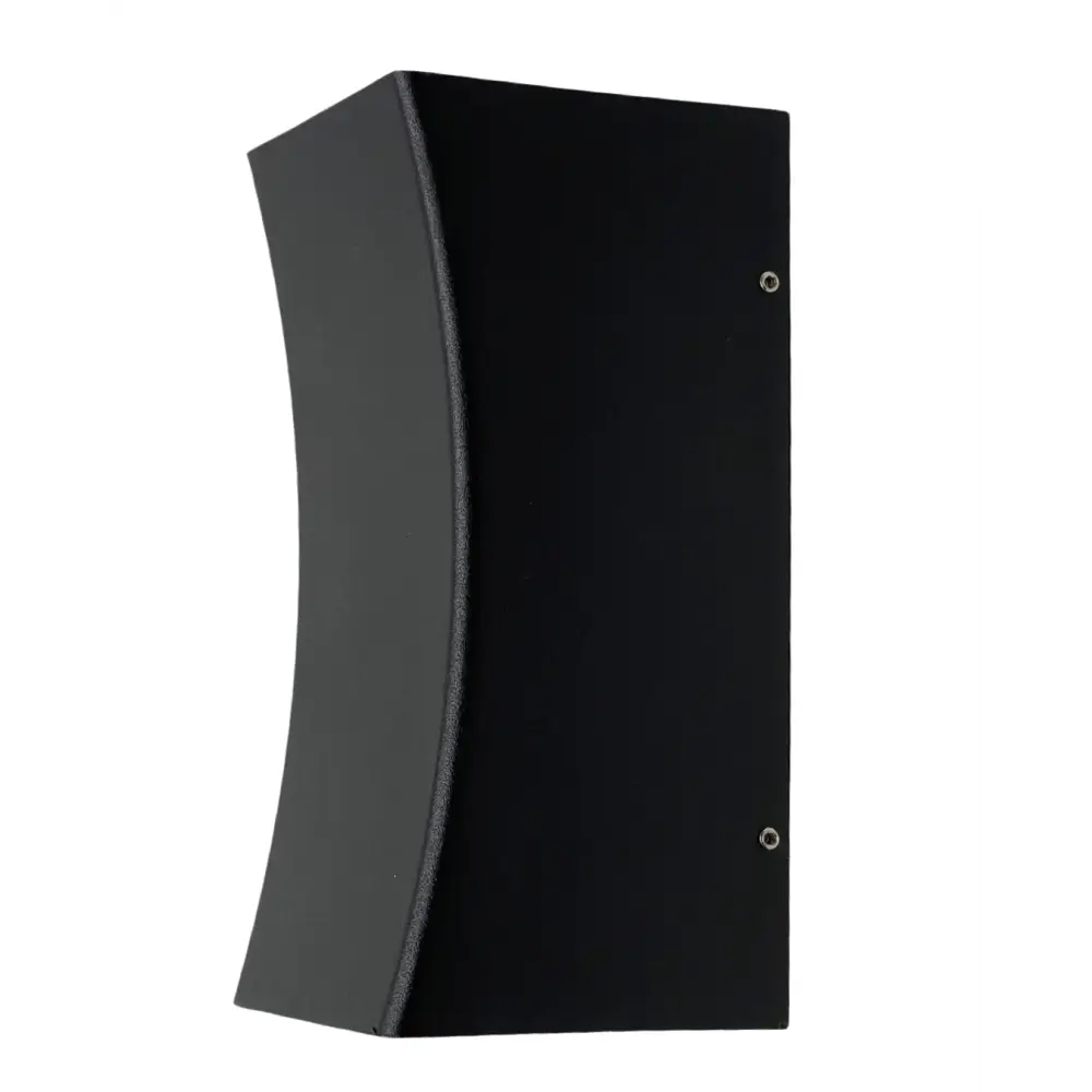 Space grey Outdoor Wall Up&Down Light Curved Design Square or Round IP54 GU10 UKEW