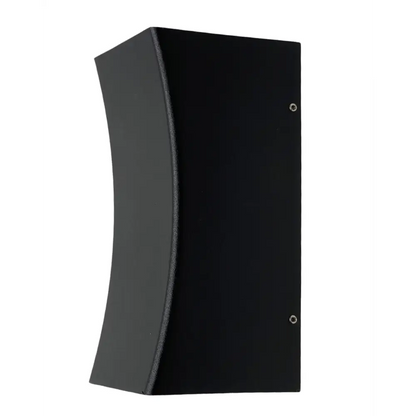 Space grey Outdoor Wall Up&Down Light Curved Design Square or Round IP54 GU10 UKEW