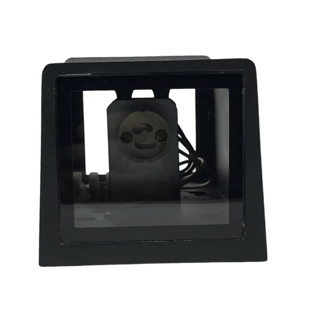 Space grey Outdoor Wall Up&Down Light Curved Design Square or Round IP54 GU10 UKEW