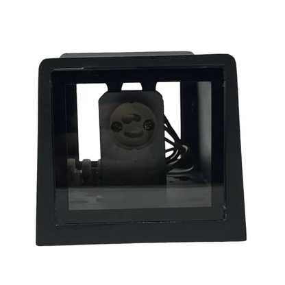 Space grey Outdoor Wall Up&Down Light Curved Design Square or Round IP54 GU10 UKEW