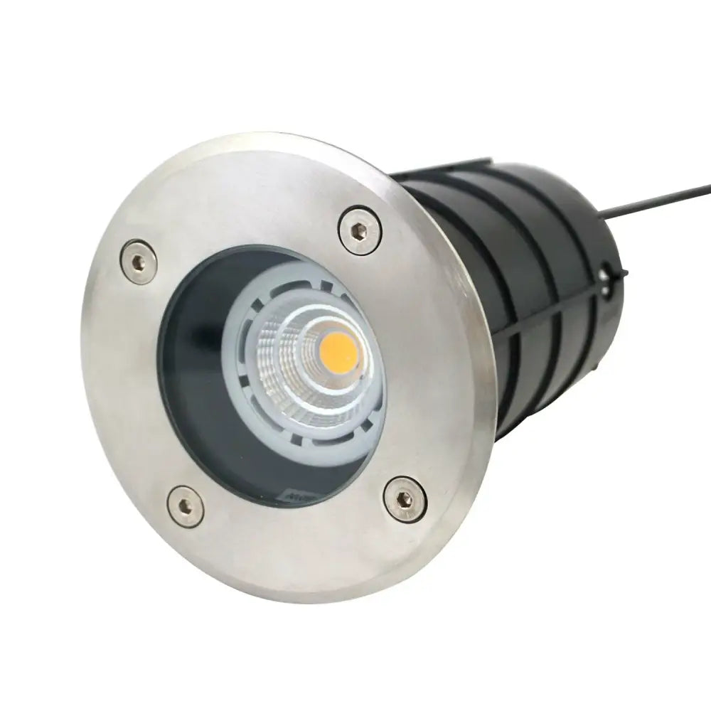 Ground light outdoor light Round S/Steel HiGrade Walkover/Drive over IP67 GU10 UKEW®