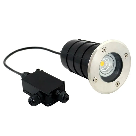 Ground light outdoor light Round S/Steel HiGrade Walkover/Drive over IP67 GU10 UKEW®