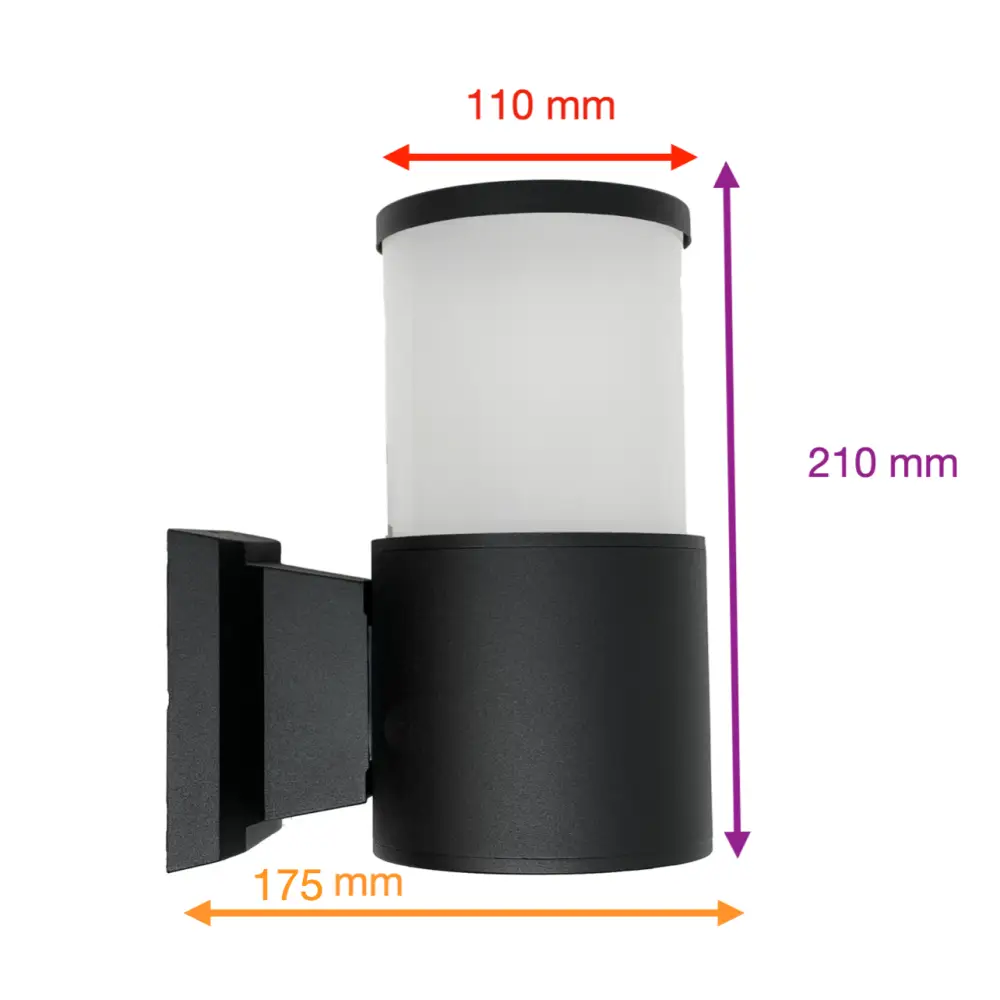 Bulkhead Security Wall light IP 56  single Up or Down Outdoor Garden Wall light UKEW