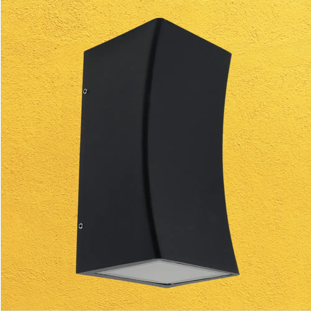 Black Waterproof LED Wall Lights Up/Down Outdoor/Indoor  Lamp Sconce Light Lamp UKEW