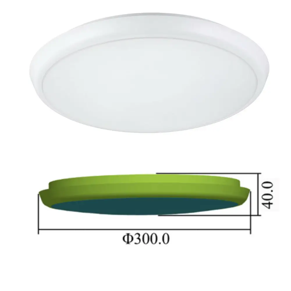22w Ultra slim thin bulkhead LED microwave sensor Light, IP 65, IK10, 4000K UKEW®
