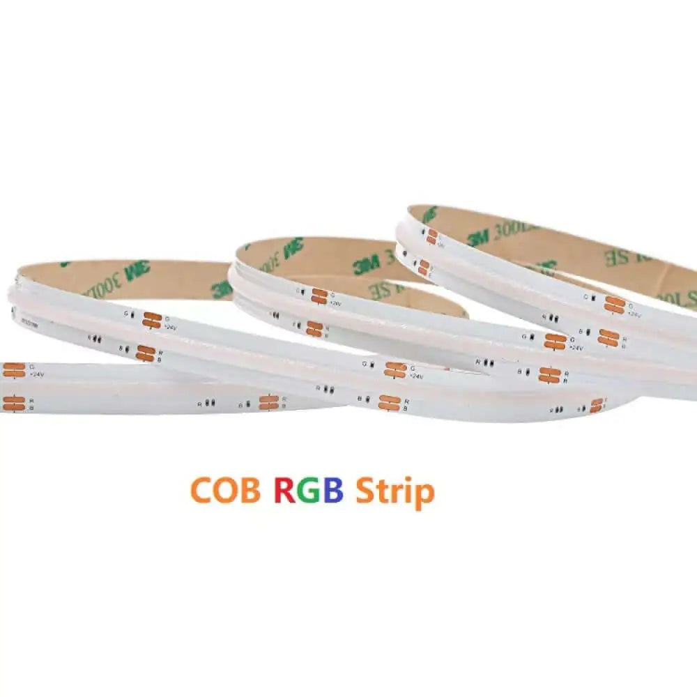LED Strip Light  15W RGB COB Led 24V Seamless No Dot IP20 - Light fixtures UK