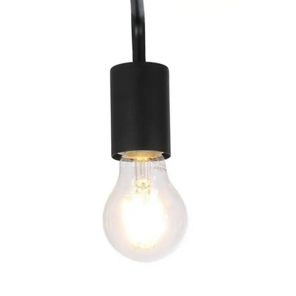 Vintage Over the Table 3 Way Ceiling Light  black  Finish E27 Fitting UKEW®