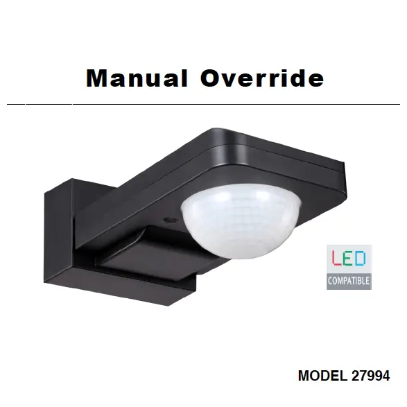 Manual Override IP65 sensor ceiling or wall mountable for or LED lighting UKEW®