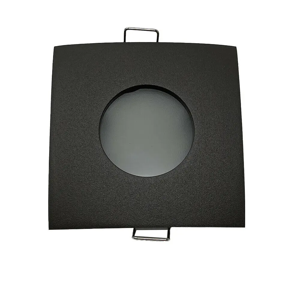 2 X  Grey Waterproof Shower Bathroom   GU10 Ceiling Downlight IP65 UKEW