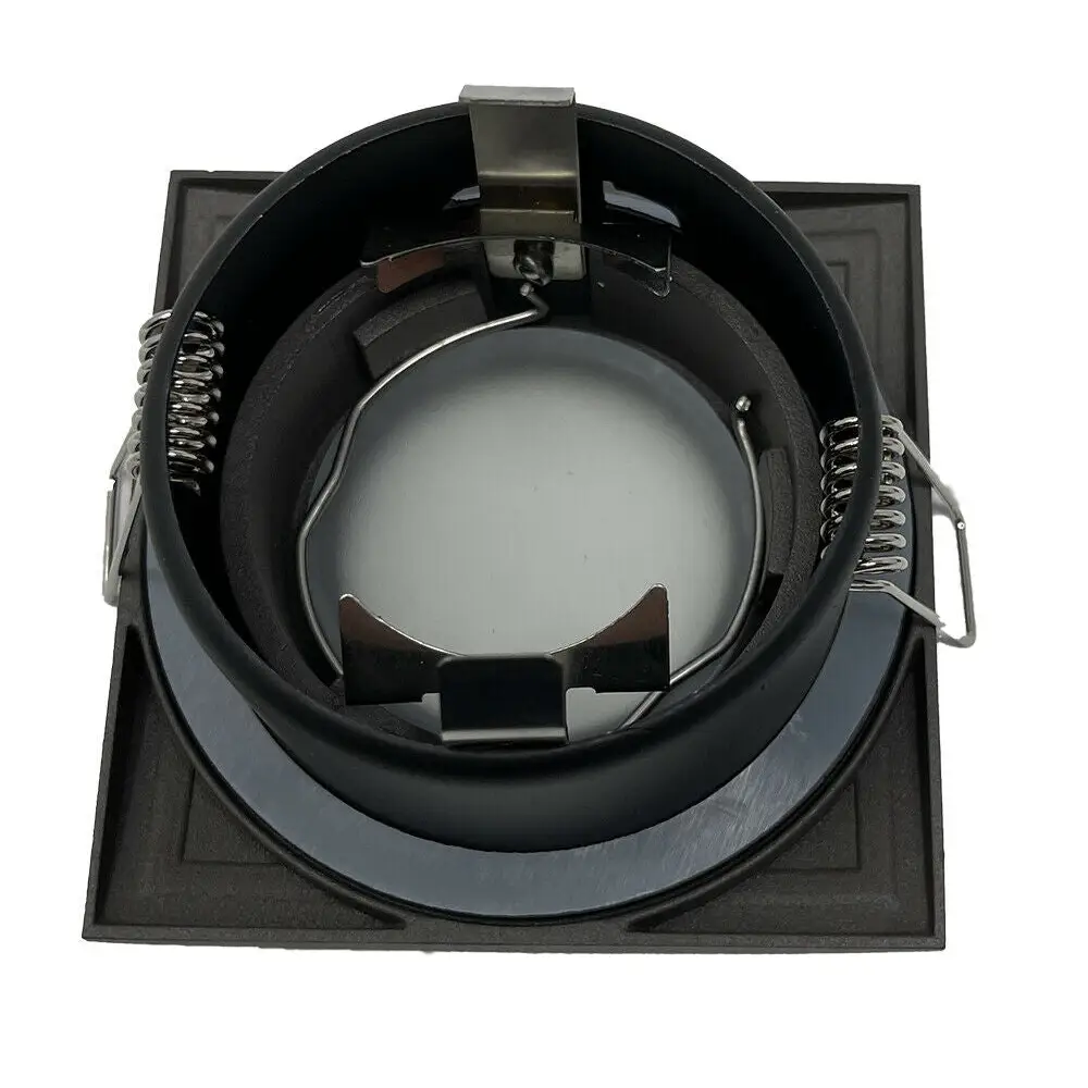 2 X  Grey Waterproof Shower Bathroom   GU10 Ceiling Downlight IP65 UKEW