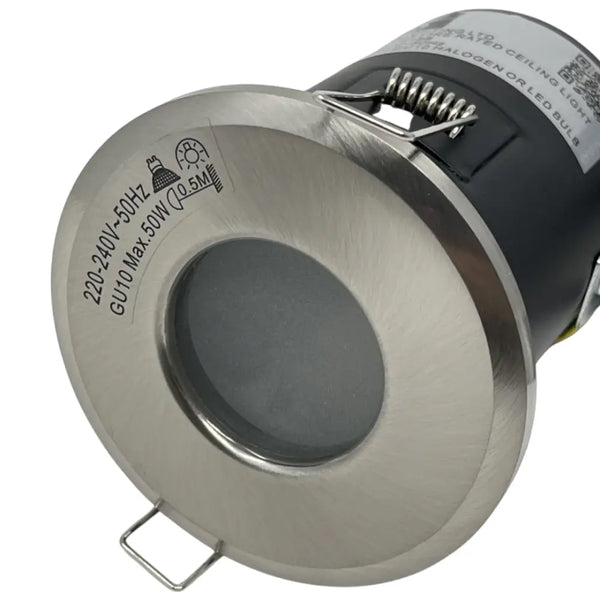 Waterproof Fixed Spotlight with Frosted Glass Cover and GU10 ...