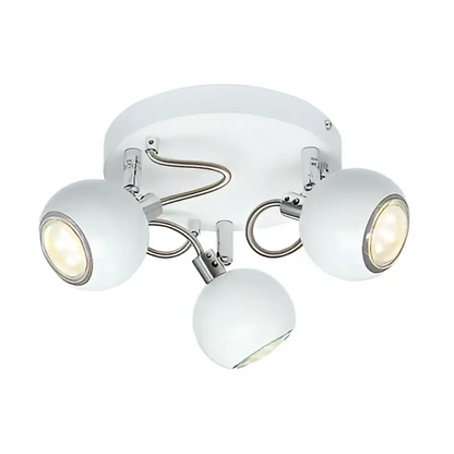 ️ White   Way Spotlight Ceiling Light Fitting Adjustable Lighting LED UKEW