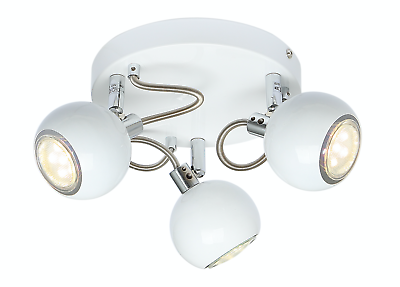 ️ White   Way Spotlight Ceiling Light Fitting Adjustable Lighting LED UKEW