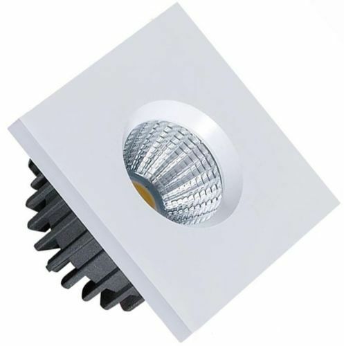Mini 3W LED Square  White LED Recessed Ceiling Light Cabinet Downlights UKEW