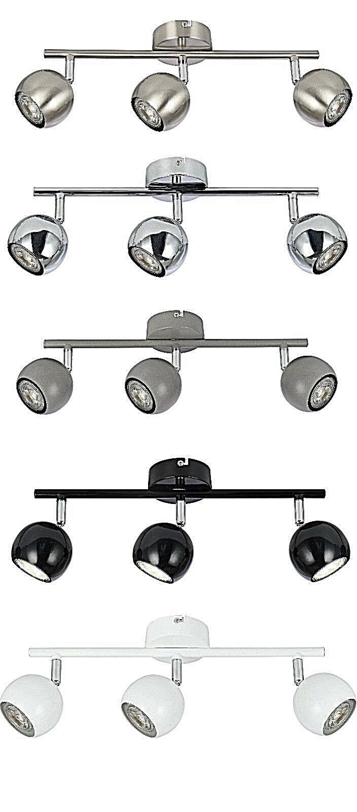 Modern Adjustable 3 Way LED Eyeball Ceiling Light UKEW