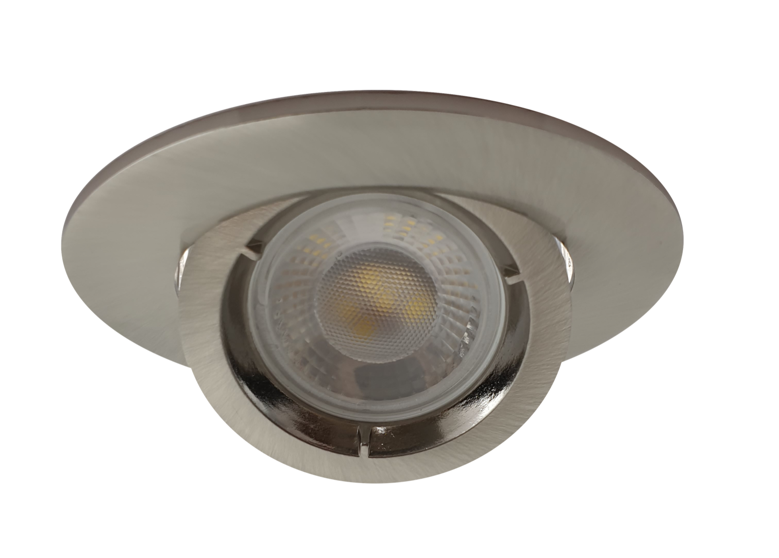 105mm Satin  Downlights satin GU10 Tilt Directional Recessed Ceiling Spotlight UKEW®
