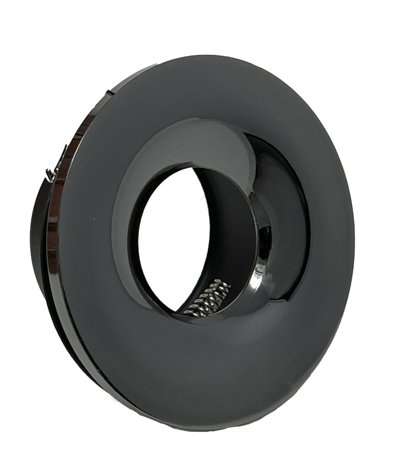 Round Black GU10 Fix curved Led Ceiling Recessed Downlight Spotlights UKEW®