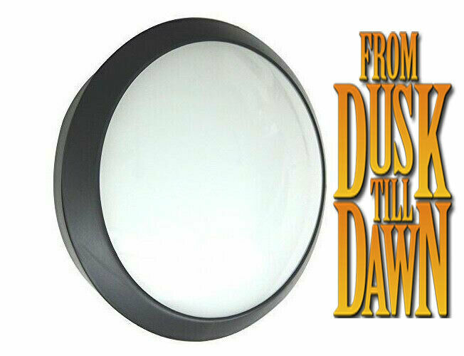 Dusk to Dawn Bulkhead Photocell Sensor Light Tri colour LED Outdoor IP66 UKEW®