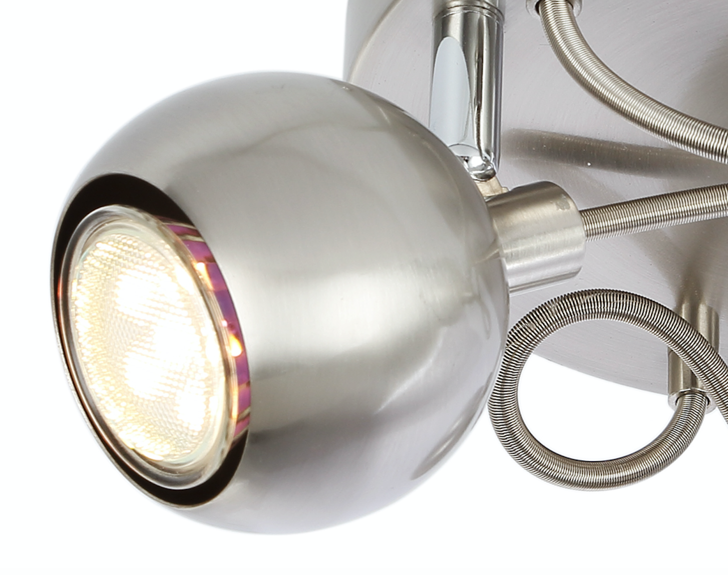 Satin 3 Way Spotlight Ceiling Adjustable Lighting LED GU10