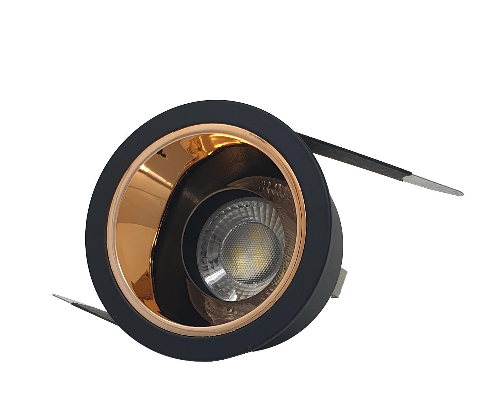 4x Reflector GU10 Ceiling Recessed Downlight Rose Gold Black-White Black Chrome UKEW