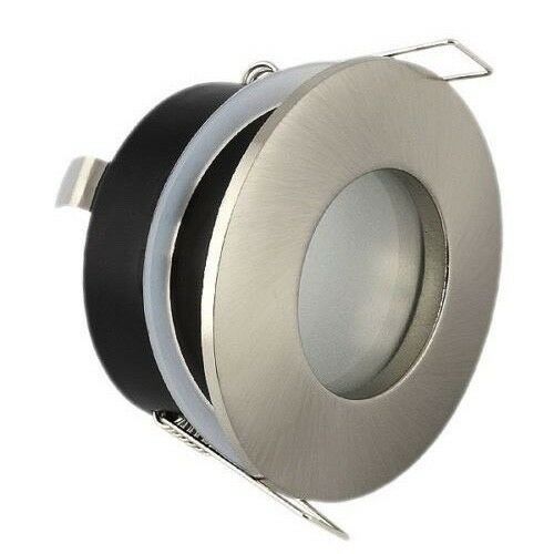 Pack of 10  Satin GU10 Bathroom Ceiling Light Downlight Spotlight   IP65 UKEW