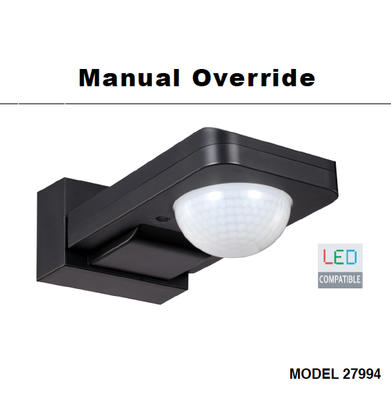Manual Override IP65 sensor ceiling or wall mountable for or LED lighting UKEW®