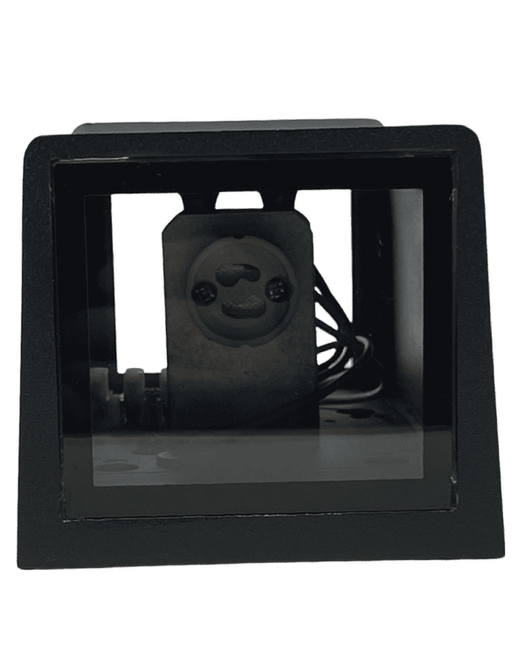 Outdoor IP54 Square Curved GU10 Wall Up Down Light Black  Finish UKEW