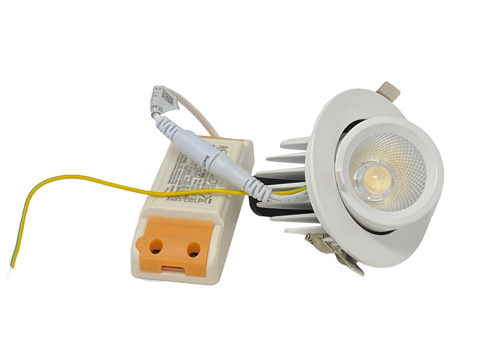 Dimmable LED Scoop DownLight Commercial Directional Adjustable Retail Lights 10w UKEW